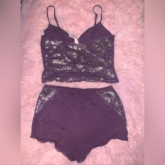 Victoria Secret Purple Sleep Set - Picture 3 of 3